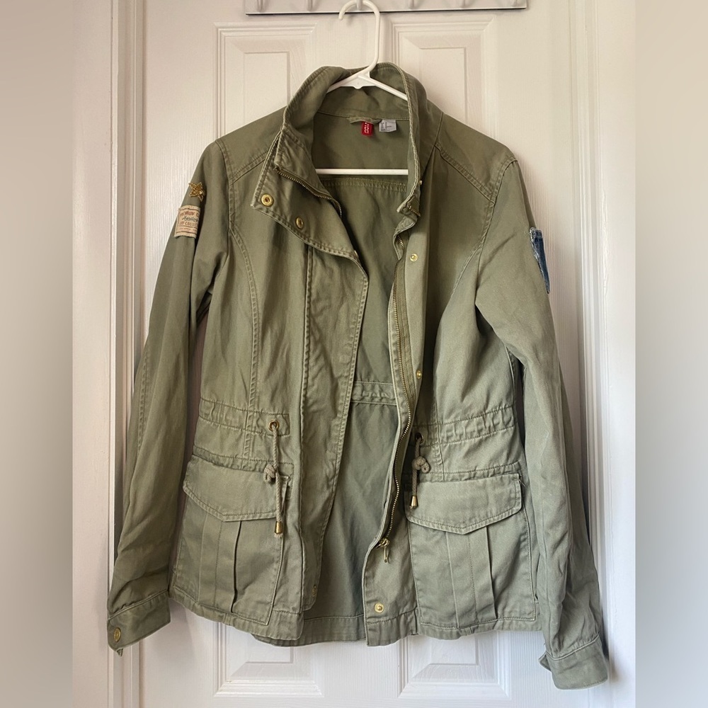 Divided cargo jacket, women’s, green, size 10​​